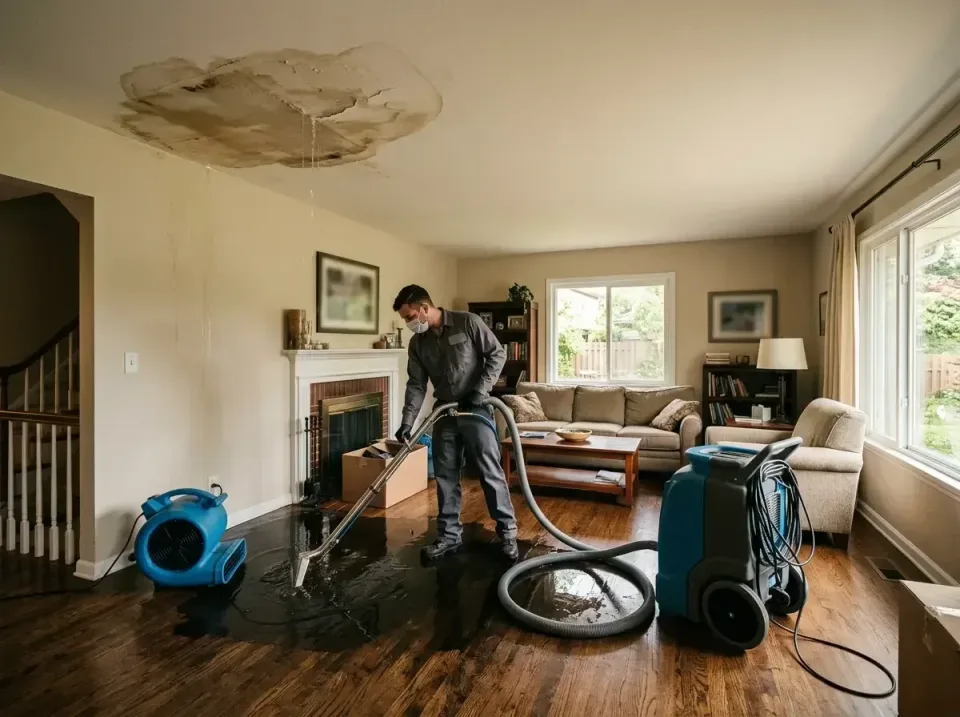 attic-pipe-burst-ceiling-drip-008 — frequently asked questions, Water Damage Restoration & Carpet Care in Buffalo, MN